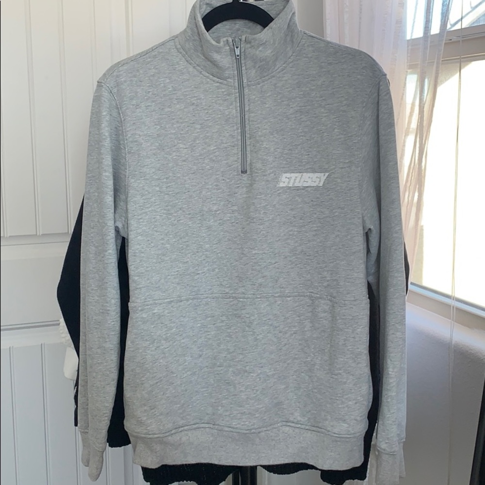 stussy quarterzip